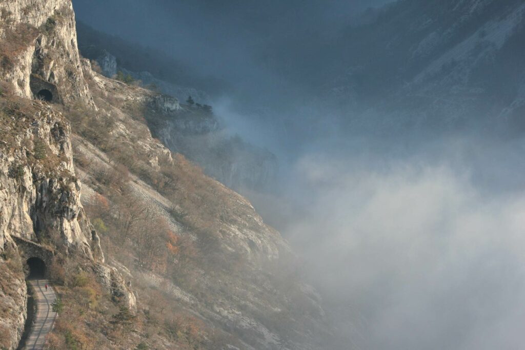 Paesaggio della Riserva Naturale della Val Rosandra